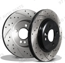 BMW X5 front left brake disc 34108858705 — additional view 3