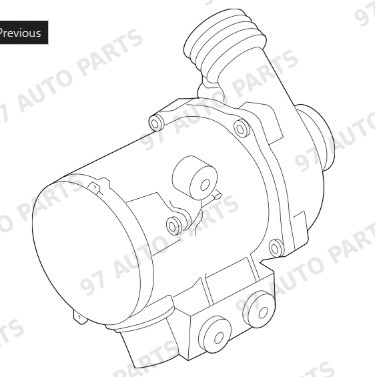 BMW electric water pump 11519455978 — additional view 1