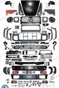 Mercedes-Benz G-Class W463 / 1992-2017 / Body Kit Conversion Upgrade to 2025 BBS Look with Hood and Fenders - China